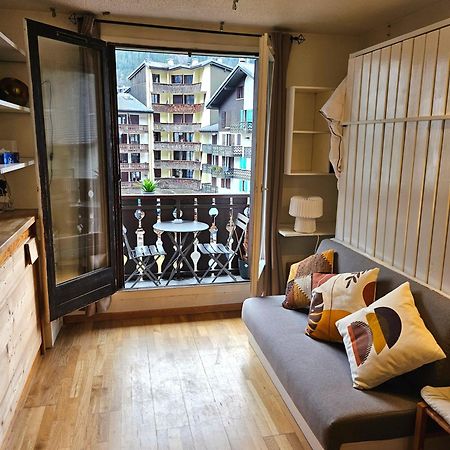 Cozy Chamonix Ski Studio With Mountain Views Eksteriør billede
