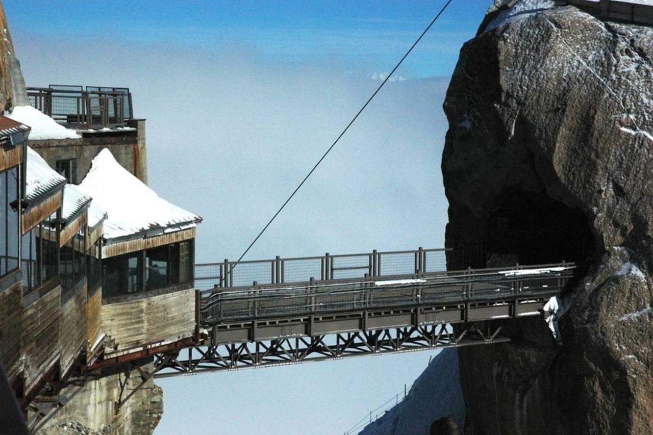 Cozy Chamonix Ski Studio With Mountain Views Eksteriør billede