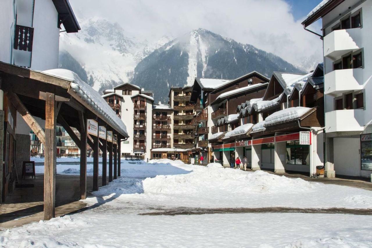 Cozy Chamonix Ski Studio With Mountain Views Eksteriør billede